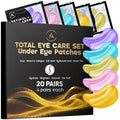 AURAE Under Eye Patches 20 Pairs - Variety Pack for Dark Circles & Puffiness