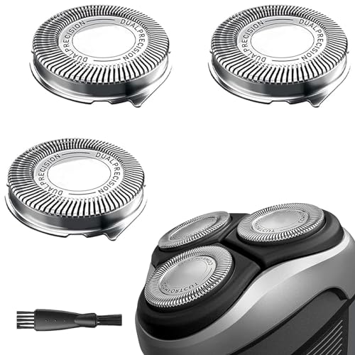 HQ8 Replacement Heads Blades Compatible with Norelco Shaver, HQ8 Razor Blades for PT720 AT880 AT810 Heads, New Upgraded HQ8 Blades for Shaver & Aquatec PT860, HQ8160, HQ7100 Heads, 3 Pack