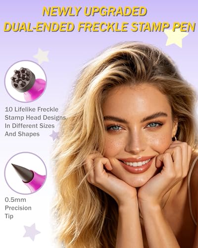 Freckle Stamp Pen 2-Pack with 10-Size Precision Tip