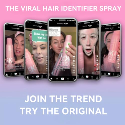 SKNBODY Hair Identifier Spray for Face Shaving - Regular 1 Pack