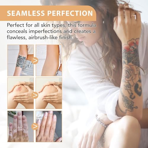 Waterproof Leg Makeup Foundation - Tattoo Cover Up & Concealer