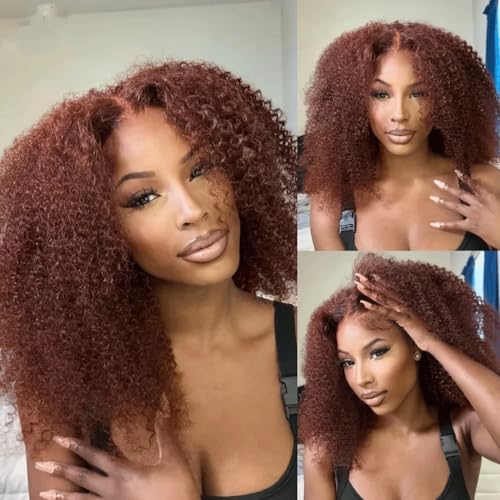 Color 33 Curly Wave Human Hair Bundles 8A Grade