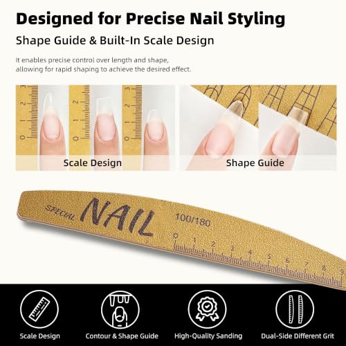 All-in-One Nail Buffer & File Kit - 6-Piece Professional Manicure Set