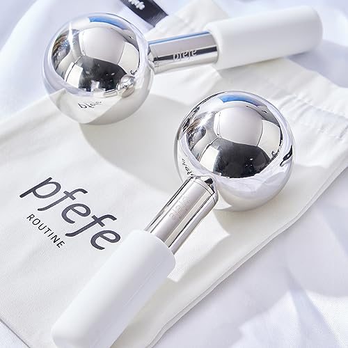 360 Rotating Ice Globes for Face & Eyes – Cooling Facial Roller