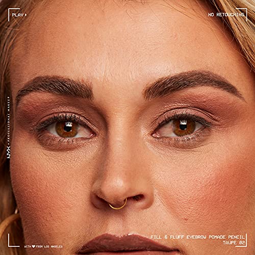 NYX Fill & Fluff Eyebrow Pomade Pencil in Taupe