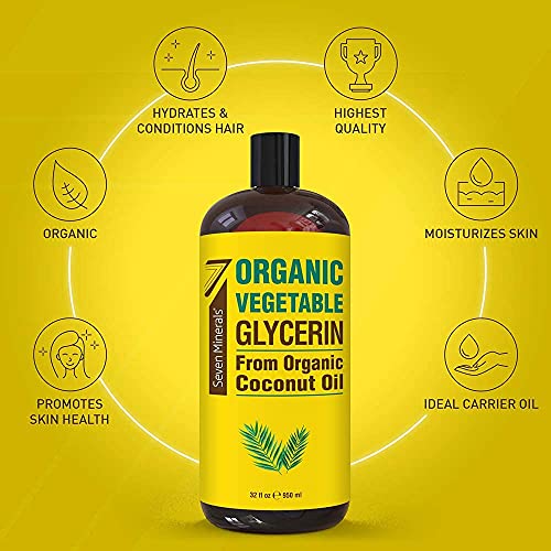 Seven Minerals Pure Grapeseed Oil & Organic Vegetable Glycerin