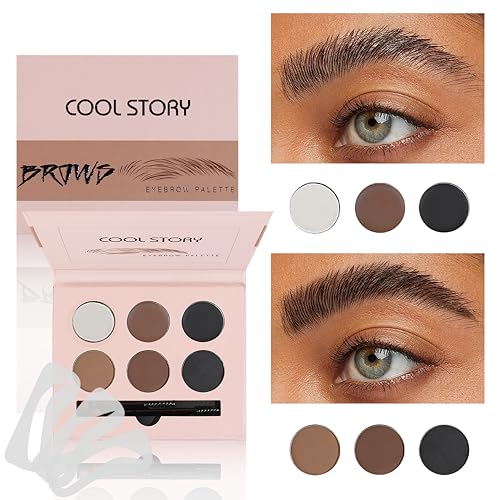 Eyebrow Gel - Eyebrow Cream - Eyebrow Powders Brow Contour Kit 18-Piece Eyebrow Makeup Palette