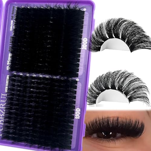 Fluffy Lash Clusters 12-25mm D Curl 280PC Volume Eyelashes