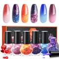 Color Changing Nail Polish Set, 6 Quick-Dry Shades