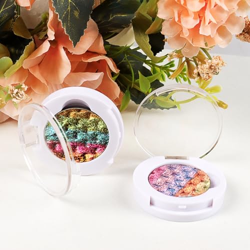 5-In-1 Iridescent Eyeshadow Palette - Multi-Chrome Vegan