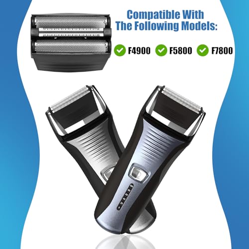 Shaver Replacement Foil Compatible with Remington TITANIUM-X Flex & Pivot Foil and Cutter F5800 & F7800,Shaver heads Fit for Remington F4900,F5800,F7800 (1 Pack)