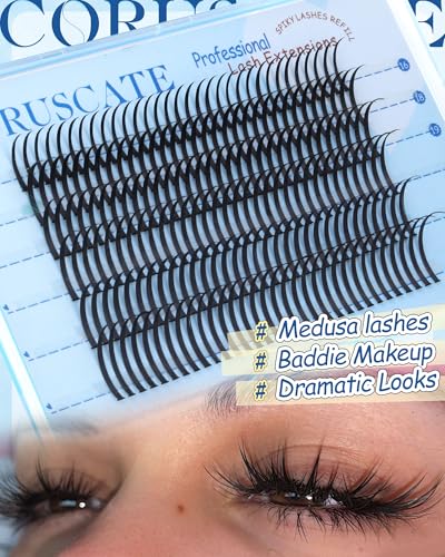CORUSCATE Spike Lash Clusters 16mm-22mm Dramatic Volume