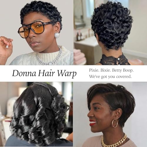 DONNA Argan Mesh Wrap - Black Hair Wrap for Women