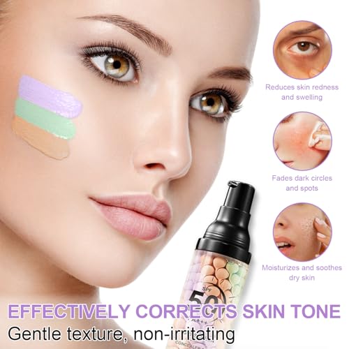 SPF 50 Color Correcting Primer with Sunscreen & Powder Puff
