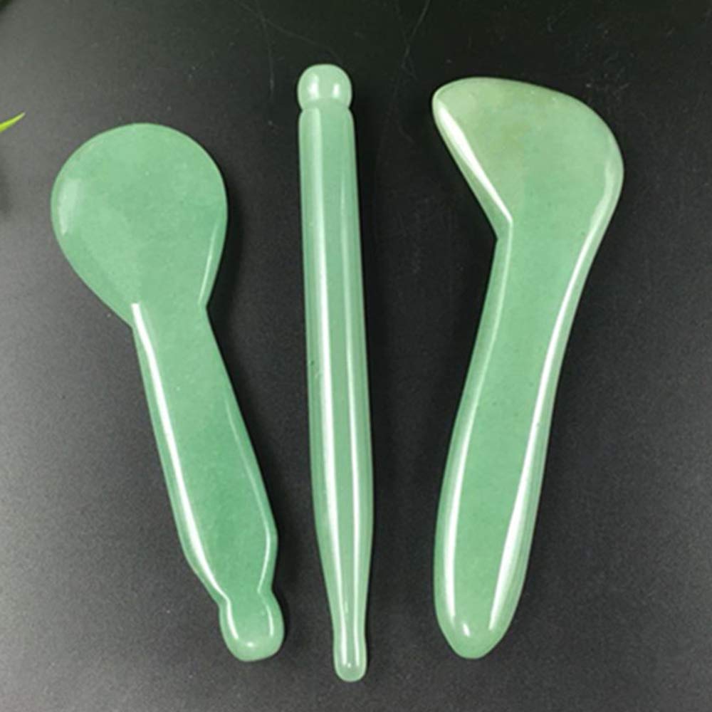 TOP SEWING Gua Sha Facial Tool Natural Jade Stone Massage Board Tools for SPA Acupuncture Therapy Trigger Point Treatment, Gua Sha Scraping