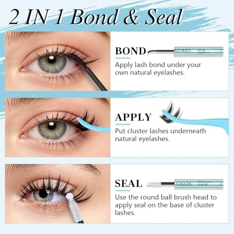 KevKev Lash Cluster Glue - Waterproof Strong Hold for 72h