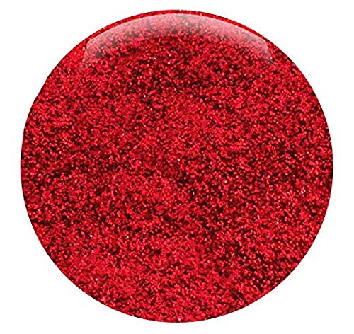 GLITTIES - Ruby Red - Loose Fine Glitter Powder (.008") - Great for Nail Art, Nail Polish, Gel, Gel Polish or Acrylic Nail Powder - Solvent Resistant - (30 Gram Jar)