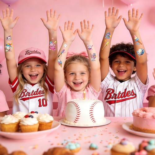 Baseball Ice Cream Drip Temporary Tattoos, 200+ Designs