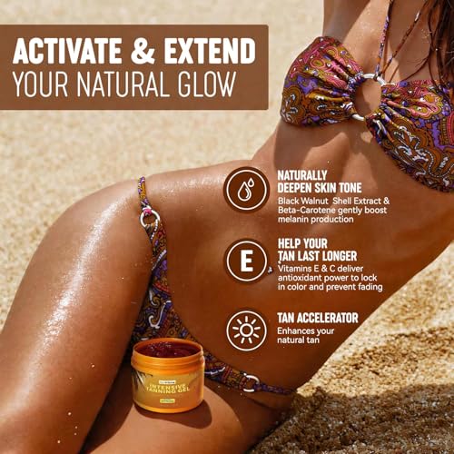 HAOTIME Natural Tanning Accelerator Gel, 5.07 oz