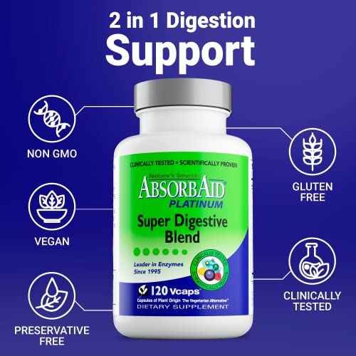 Absorbaid Platinum Super Digestive Blend, 120 Count