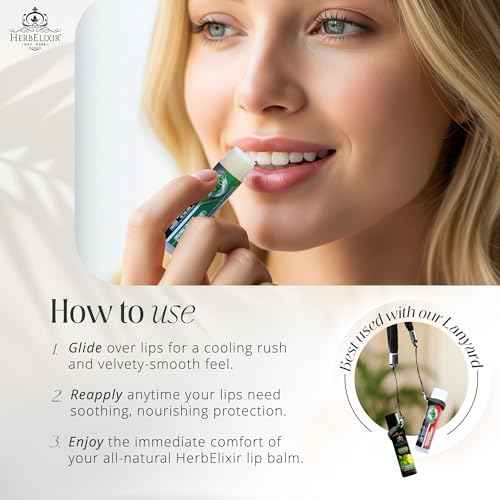 Organic Lip Balm Variety 4 Pack | Peppermint & Eucalyptus Mint Chapstick Set | Moisturizing for Dry Lips | For Men and Women