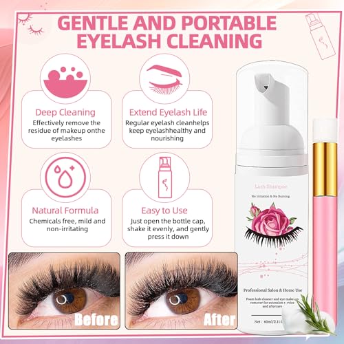 DIY Lash Extension Kit 340 Clusters 9-18mm 30+40D Curl