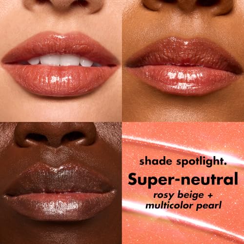 e.l.f. Glow Reviver Lip Oil Glimmer Super-neutral Hydrating Lip Gloss
