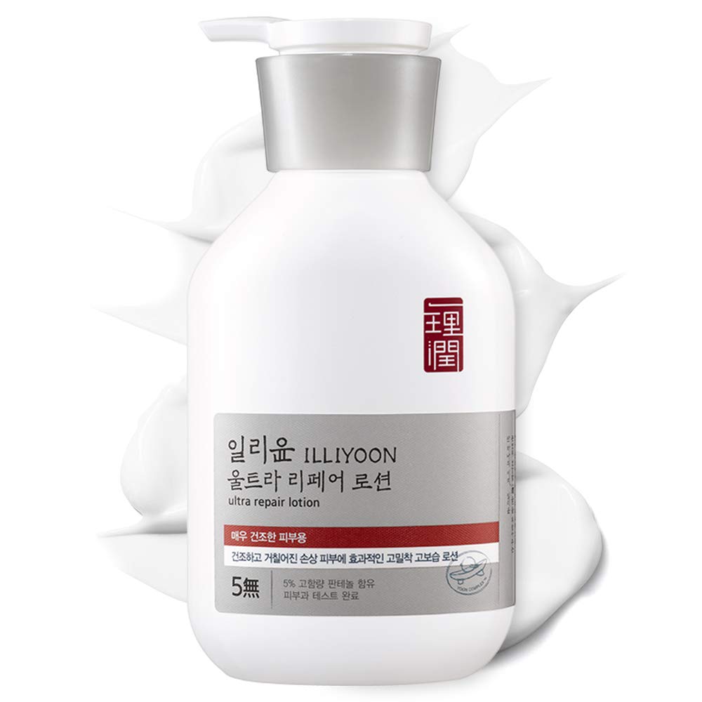 ILLIYOON Ultra Repair Lotion 528ml(17.85oz) | Skin Moisturizing Lotion for Face and Body | Enhancing Skin Barrier Moisturizer for Dry and Sensitive Skin | Korean Skin Care