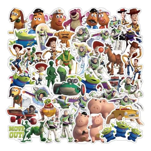 Toy Story Party Favors Set – 86 Pieces with Bracelets, Pins, Keychains & Stickers