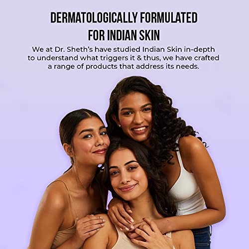 Dr. Sheth's Gulab & 6% Glycolic Acid & 5% Niacinamide Face Serum | Improves Skin Texture & Uneven Skin | Normal to Oily Skin | Sensitive Skin | 30ml