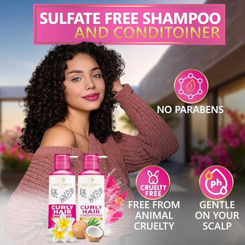 Curly Hair Shampoo & Conditioner Set - Sulfate Free