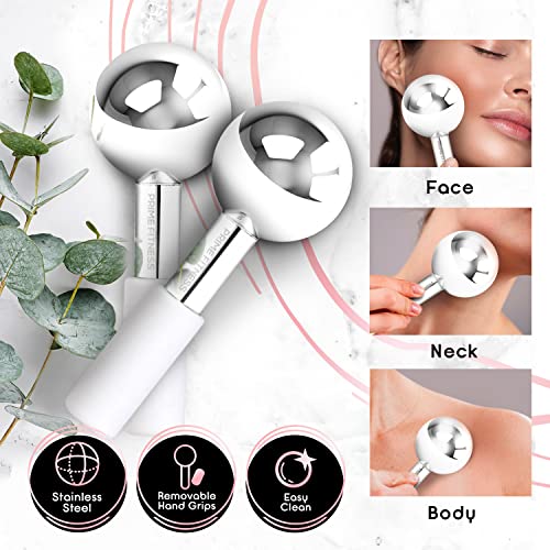 Ice Globes for Facials – Stainless Steel Cooling Roller