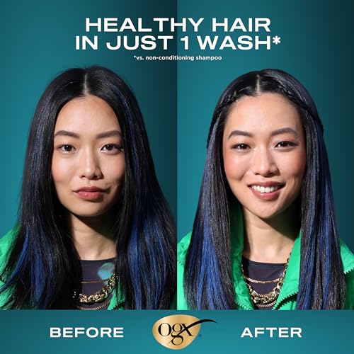 OGX Renewing + Argan Oil of Morocco Shampoo, Damage Repairing Shampoo & Argan Oil to Cleanse & Help Strengthen & Repair Damaged Hair, Travel Size, TSA-Complaint, 3 fl. oz