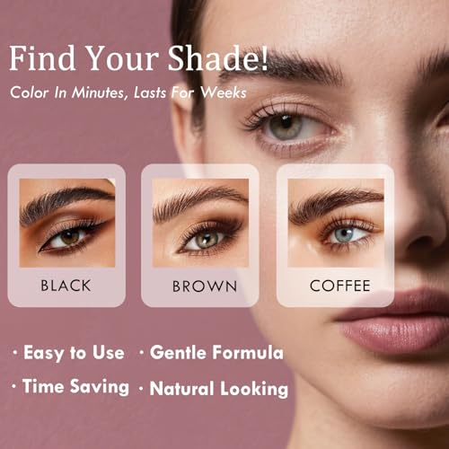 Lash & Brow Color Kit - Instant Black Eyebrow Dye, 7ml