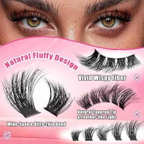 150D DIY Lash Clusters Kit with Bond, Seal & Tools