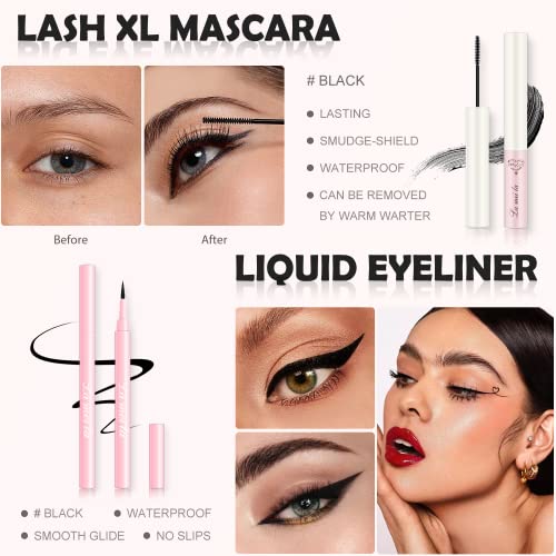 All-in-One Makeup Kit for Women & Girls with Eyeshadow, Mascara & Brushes