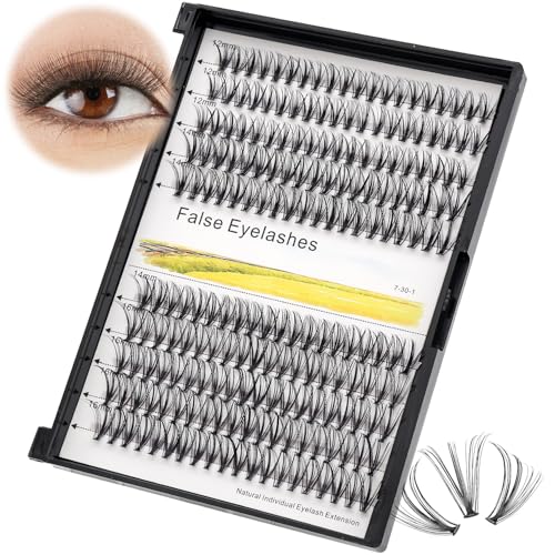 Hannahool 3D Cluster Lash Extensions Mixed 8-16mm 0.07mm