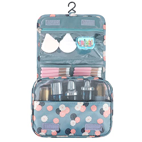 Hanging Toiletry Bag for Women with 4 Compartments
