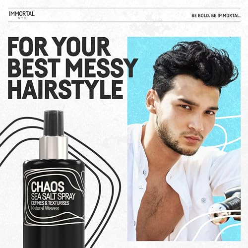 Immortal NYC Chaos Sea Salt Spray 8.45oz | Natural Waves