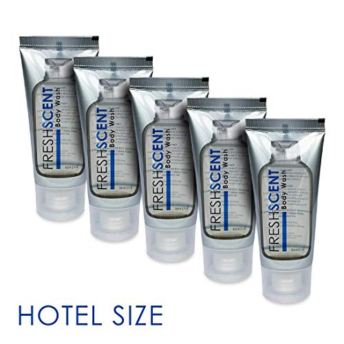 Freshscent Body Wash 1oz (200 Pack) Hotel Travel Size, Bulk Amenities and Toiletries for Hospitality