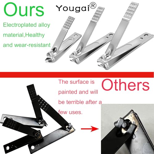 Yougai 18-Piece Manicure Set with Leather Case | Professional Nail Clippers