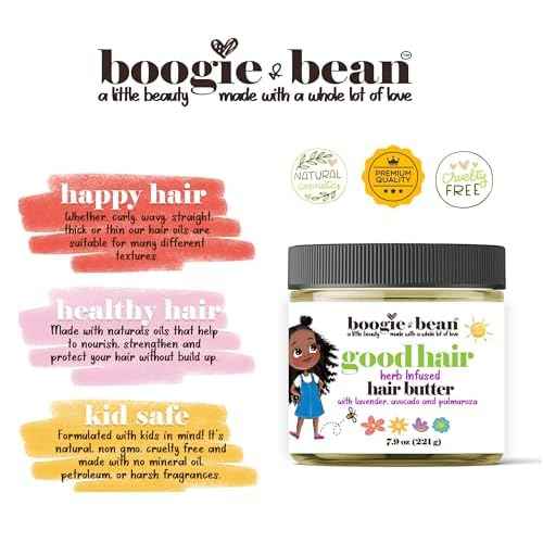 Good Hair Oil for Babies and Kids, Natural Baby Hair Products, Moisturizer For Black Babies Infants and Toddler, Hair Butter Moisturize Hair, Braids and Twists