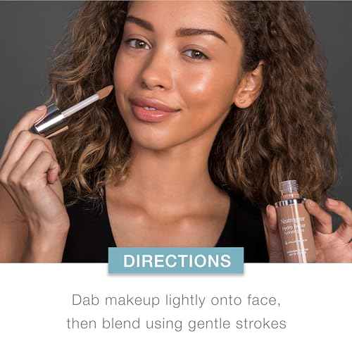 Neutrogena Hydro Boost Hydrating Tint Foundation Makeup for Dry Skin, with Hyaluronic Acid, Lightweight Oil-Free Water Gel, Non-Comedogenic, 40 Nude Color, 1.0 fl. oz