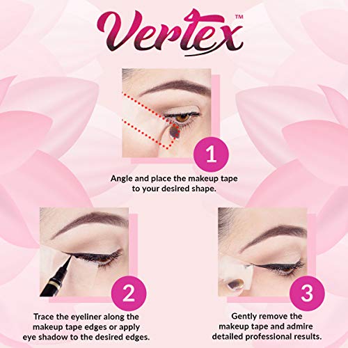 Makeup Tape for Eyeliner - Precise Winged Liner & Eyeshadow Stencil