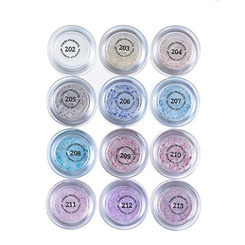 TONES Professional Acrylic Powder Collection ? Bubble-Free Application | Strong Adhesion - French Tip Ready Sculpting | 12 Vibrant Shades (Miss Brazil)