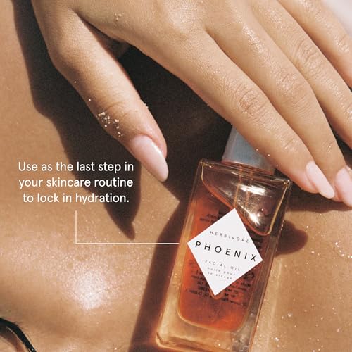 HERBIVORE Phoenix Facial Oil | Deep Renewal Anti-Aging Face Oil with Rosehip, CoQ10 & Vitamin E | Deeply Moisturizing for Dull & Dry Skin, Vegan