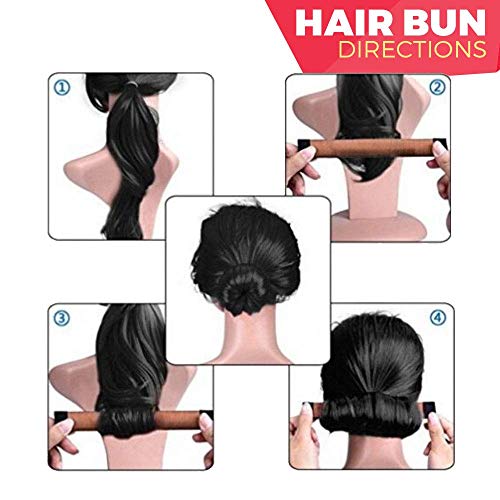 Blonde 3 Pack Hair Bun Maker Set for French Twist & Updos - Easy Styling Tool