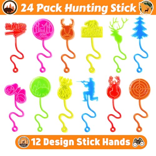 48pc Hunting Party Favors - Stick Hands & Temporary Tattoos