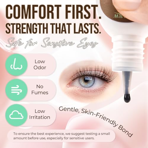 LASHVIEW Lash Cluster Glue - 4 Week Hold, Waterproof, 5ml