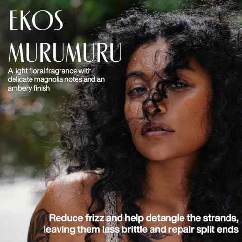 Natura - Ekos Murumuru Anti-Damage Leave-In - Reconstructs Hair Fiber, Reduces Frizz, Detangles, and Repairs Split Ends, Vegan, Not Tested On Animals, Unisex, For Frizzy Hair - 5 fl oz (150ml)